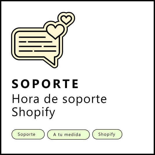 1 hora de soporte para tu ecommerce en Shopify